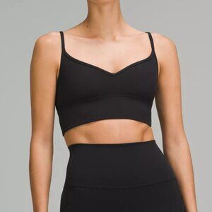 Lululemon Align Sweetheart Bra Light Support A/B Cup Black Size 4